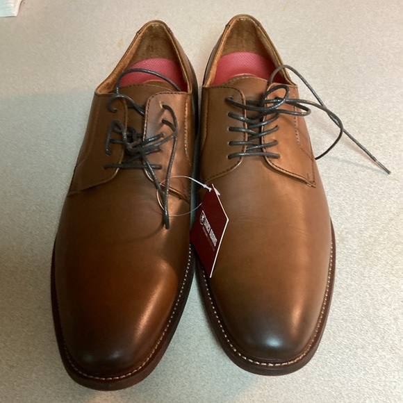 Stacy Adams Men\'s Tan Leather Oxfords NWT main image 4